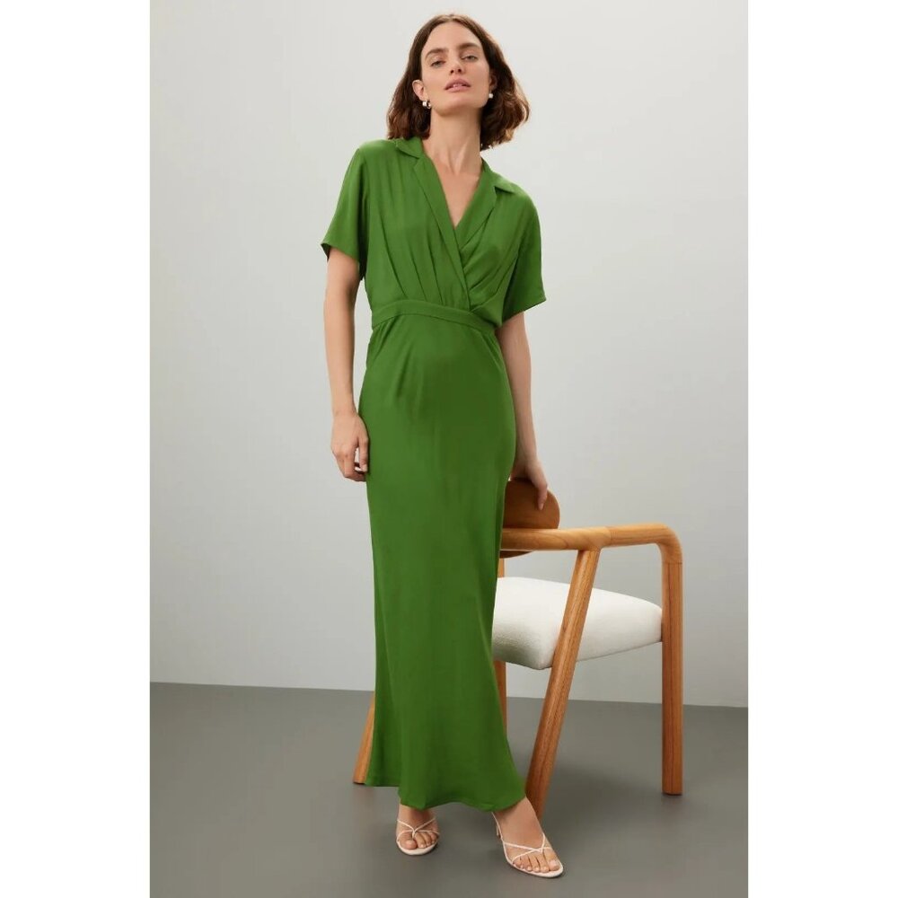Reformation Danika Dress in Green